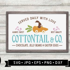 Cottontail & Co Sign SVG From Nostalgia Wall Arts