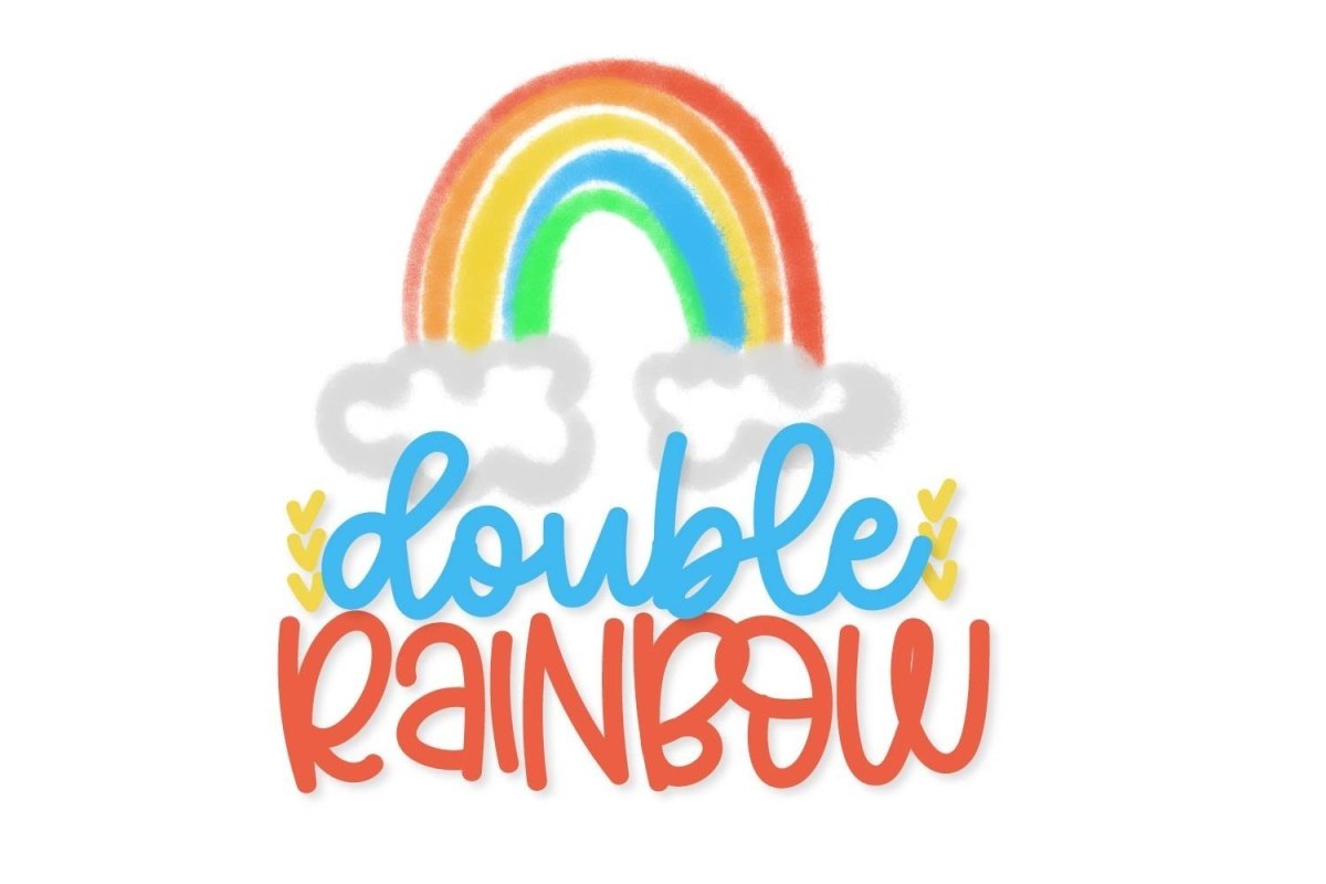 Double Rainbow Font