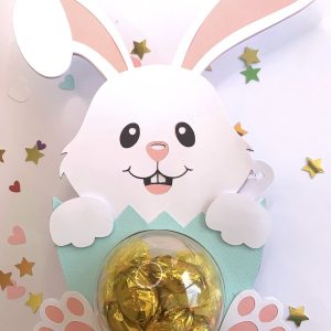 Easter Bunny Candy Holder With Opening Mechanism From By Yeni
