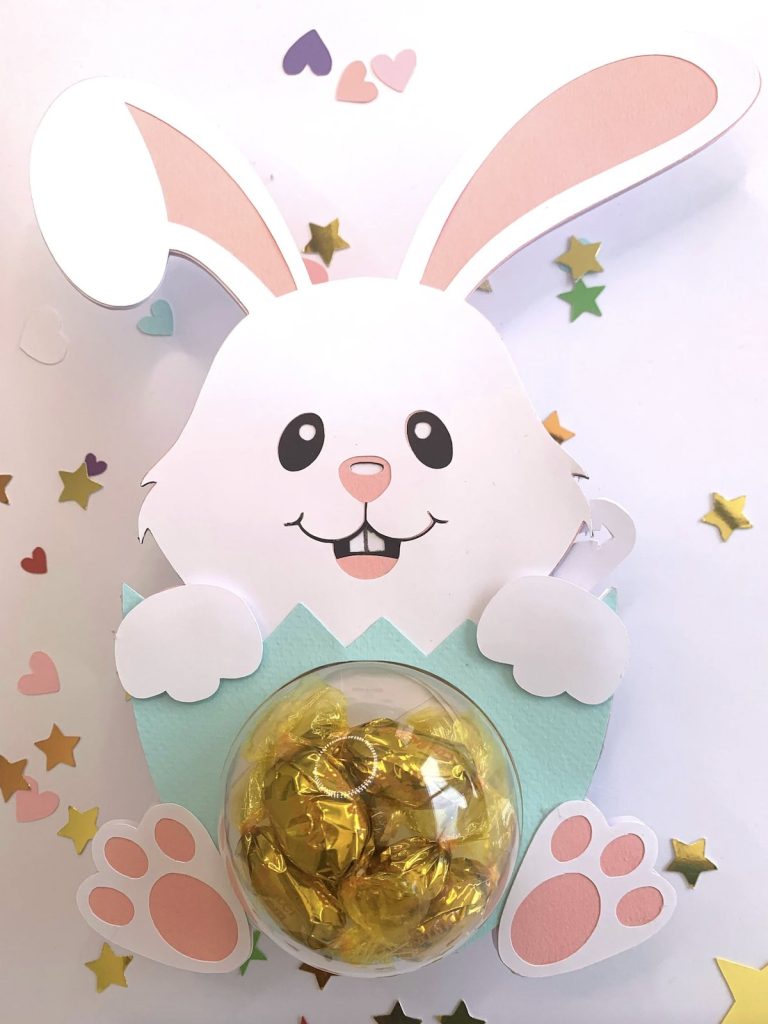 Easter Bunny Candy Holder With Opening Mechanism From By Yeni