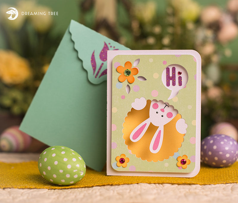 Easter Bunny Card From Dreaming Tree