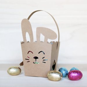 Easter Bunny Treat Basket From Springbok Craft Supply