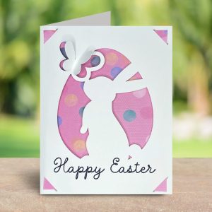 Easter Bunny and Butterfly Card SVG From Crafty Club DIY