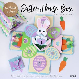 Easter House Explosion Box From Les Penseesen Papier