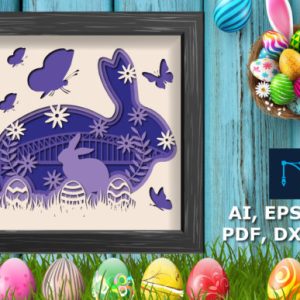 Easter Shadow Box SVG From NGISED