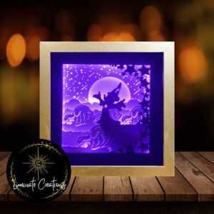 Fantasia Sorcerer Mickey Shadow Box SVG From Luminate Creations