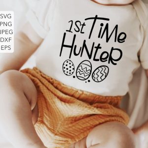 First Time Egg Hunter SVG From SVGix