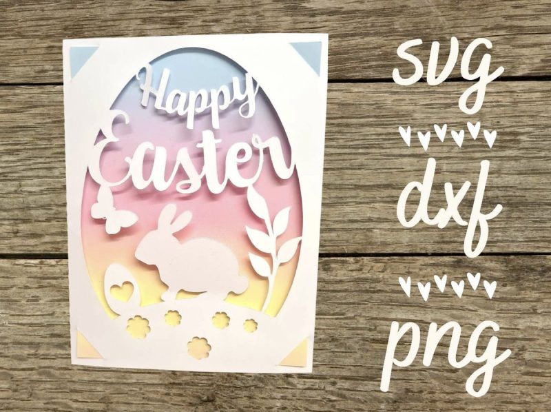 Happy Easter Card SVG From Bright Stars Crafts