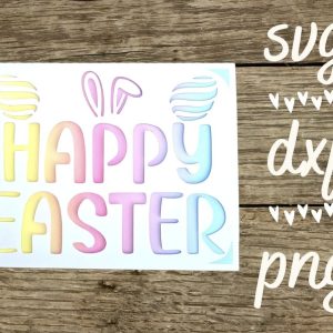 Happy Easter Card SVG From Bright Stars Crafts