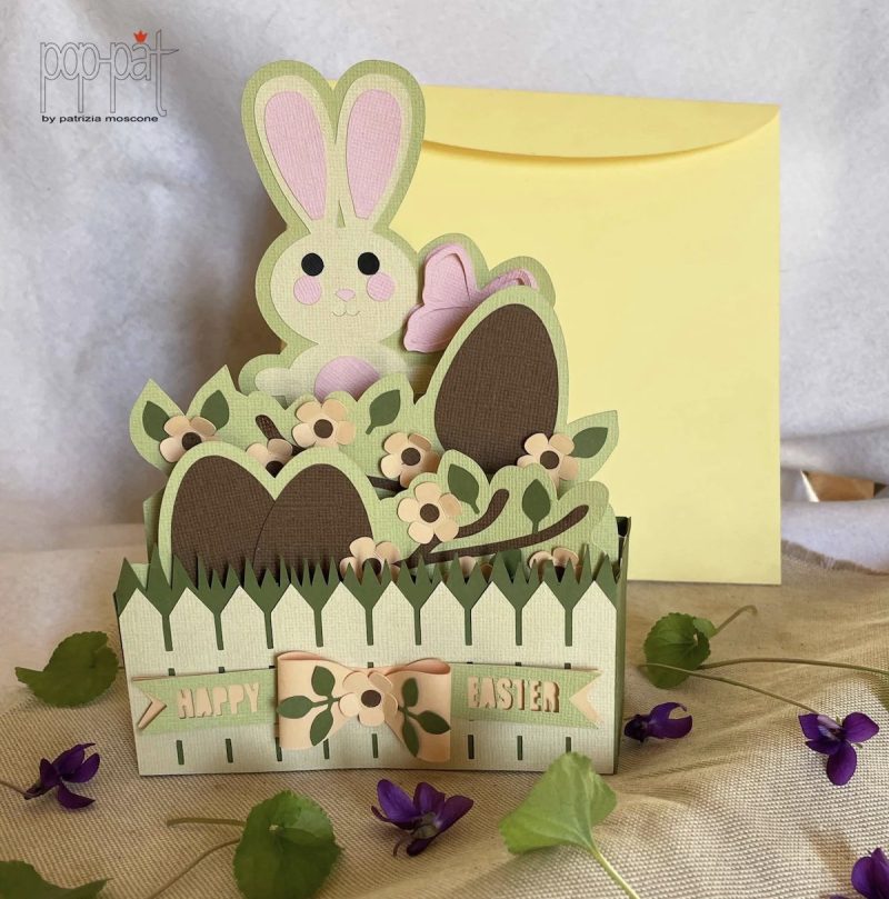 Layered Easter Bunny Card SVG From Patrizia Moscone