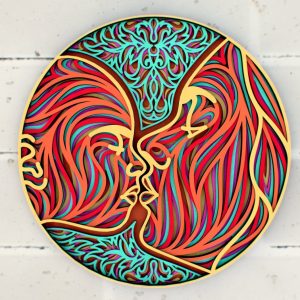 Mother and Baby Mandala SVG From CNC Art Store