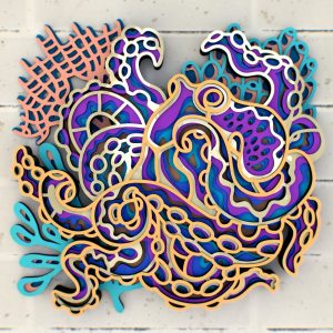 Octopus 3d Mandala SVG From CNC Art Store