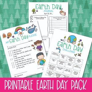 This three page printable Earth Day Activities Pack makes the perfect partner to classroom Earth Day lessons. Includes Earth Day journal, challenge and pledge.