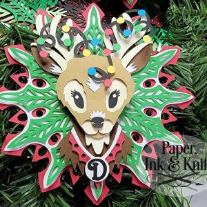 Santa's Reindeer SVG Bundle from Paper Ink And Knife