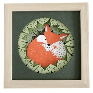 Baby Fox Shadow Box SVG From Sea Salt And Samphire
