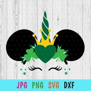 St. Patrick's Day Minnie From Art And Print Shop