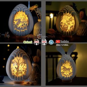 Pop Up Easter Eggs SVGs from Xuyen Craft
