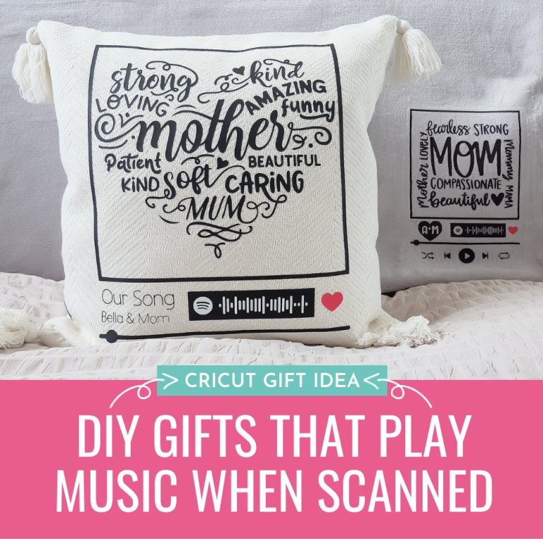 How To Make Gifts That Play Music When Scanned- Spotify Cricut Project