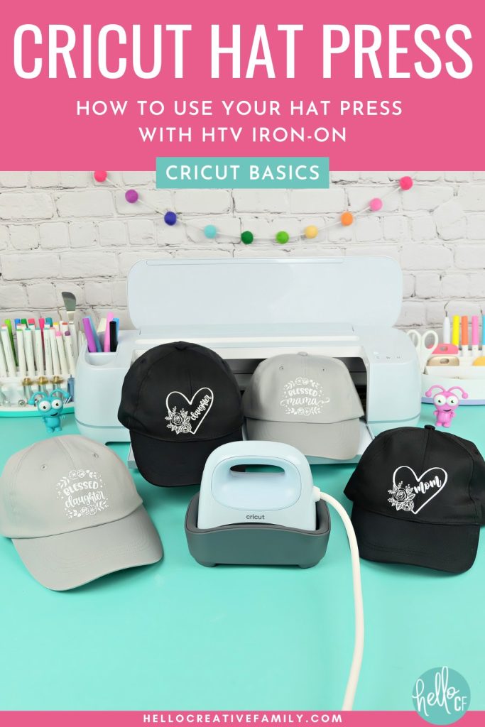 Cricut Basics: Cricut Hat Press- Everything You Need To Know To Use The Cricut Hat Press With HTV and Iron-on