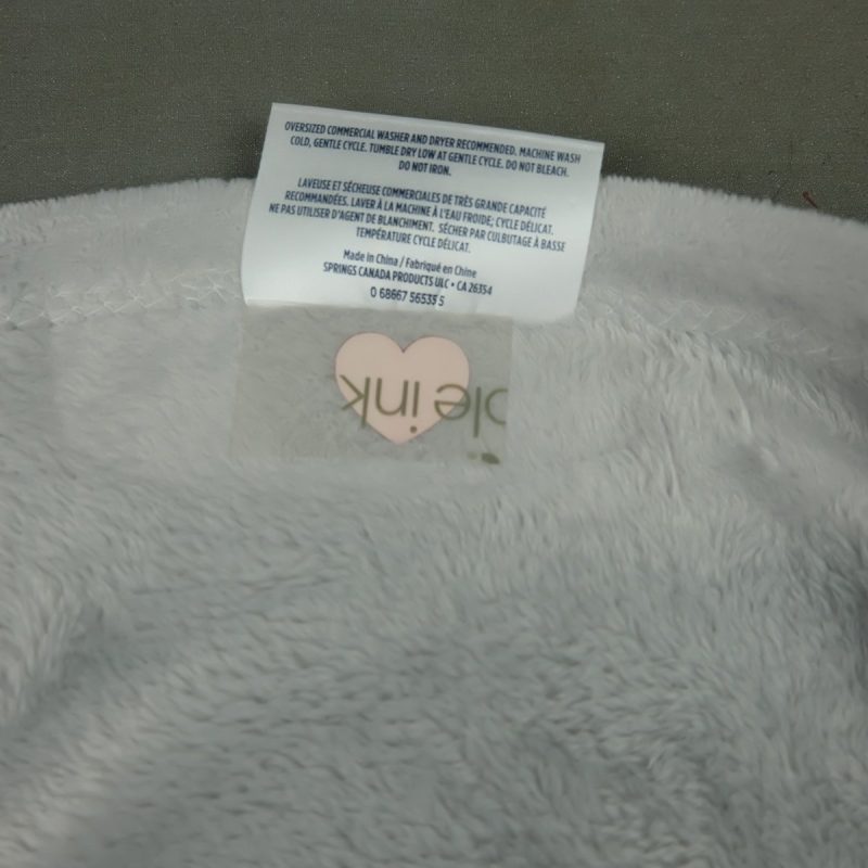 Test a discrete area of your blanket using infusible ink.