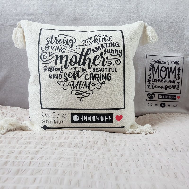 How To Use HTV To Make A Mother's Day Throw Pillow