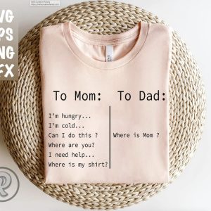 To Mom, To Dad SVG From Rae Creative Shop