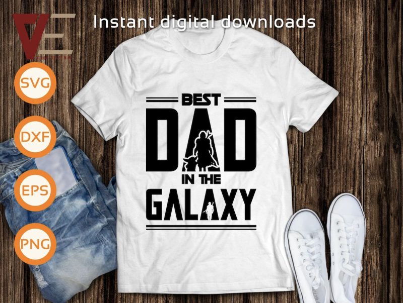 Best Dad In The Galaxy SVG From VDM Shop