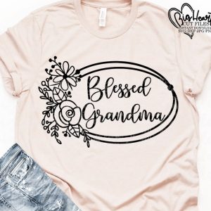 Blessed Grandma SVG From Big Heart Cut Files