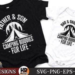 Camping Buddies For Life SVG From HR Digitals