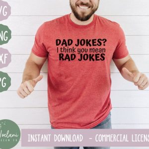 Dad Jokes I Think You Mean Rad Jokes SVG From Noelani Design Co