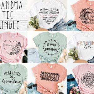 Grandma Shirt SVG Bundle From Isobel Jade Designs