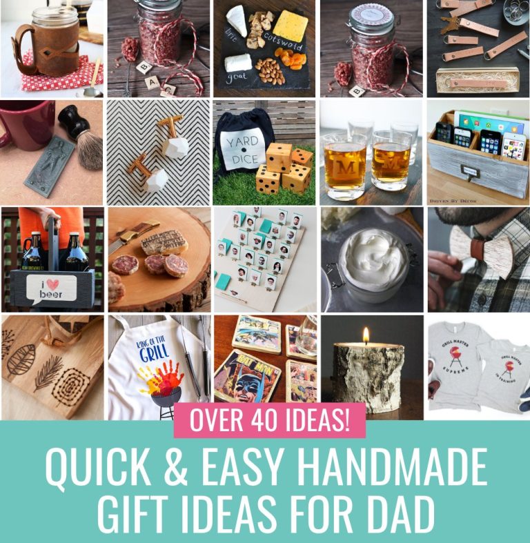 40+ Quick & Easy Handmade Gift Ideas For Dads