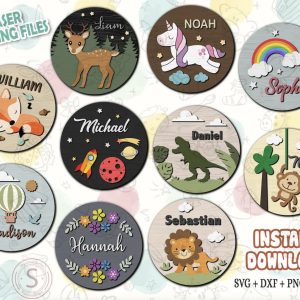 Baby Name Nursery Art Cut Files From Shyanna E Archer