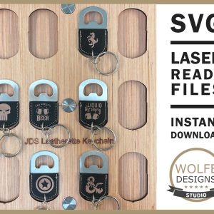 Bottle Cap Opener Keychain Jig from Wolfe Design Studio
