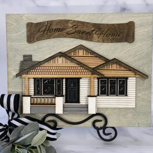 Customized House Cut File From Laser Cut Ready Files
