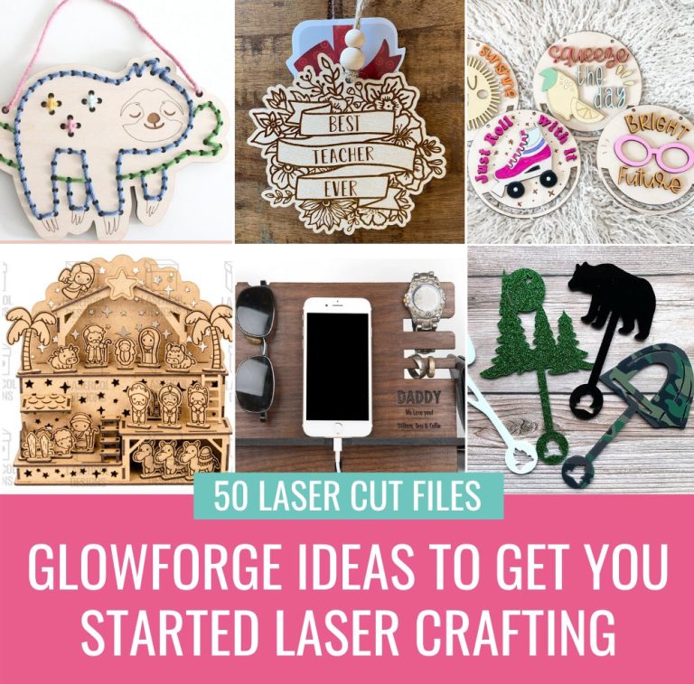 50 Glowforge Projects and Cut Files To Get You Started With Your New Machine