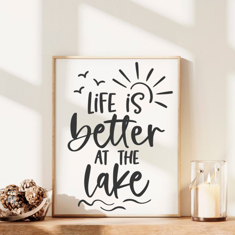 Life is Better at the Lake SVG From Kara Creates