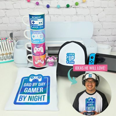 DIY Father's Day Cricut Ideas For Gamer Dads