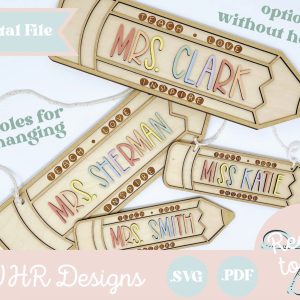 Teacher Door Sign Cut File From WHR Designs