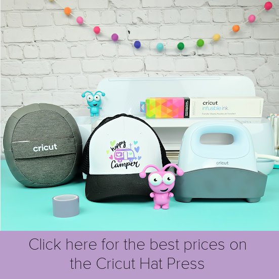 Click here for the best prices on the Cricut Hat Press