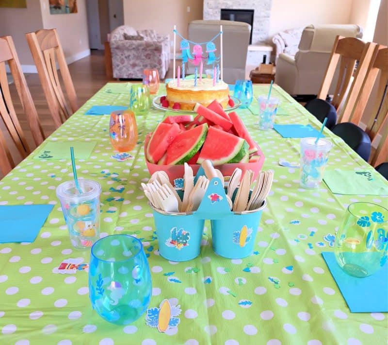 Creating one of a kind party decor is a breeze with a Cricut cutting machine! Learn how to make five tropical ocean birthday party projects including custom cups, confetti, a jellyfish cake topper with matching party garland, custom napkins and holographic stickers! With step by step tutorials take these ideas and transfer them to any party theme!