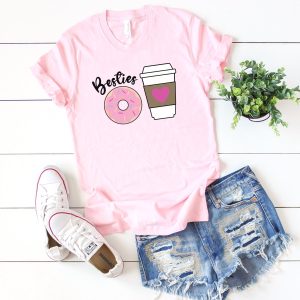 Besties - Donut & Coffee Cup SVG From Happiness Is Homemade