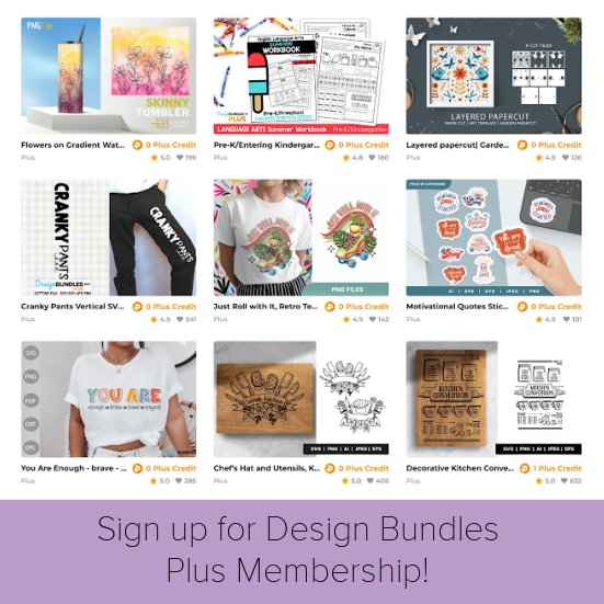 Sign up for Design Bundles Plus Membership