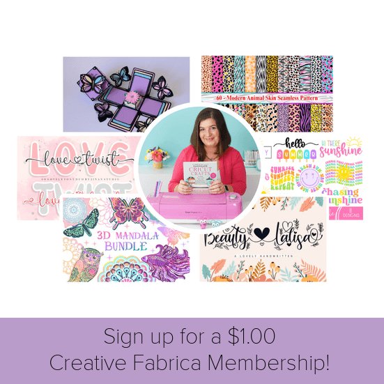 Sign up for a $1.00 Creative Fabrica Membership