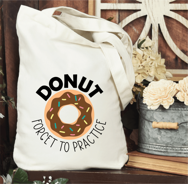 Donut Forget to Practice SVG From Crafting In The Rain