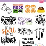 Fall is here! Get the Halloween crafts started! We're sharing 14 free Halloween SVG design files for making Halloween DIY projects with your Cricut Maker, Cricut Explore or Cricut Joy cutting machine!