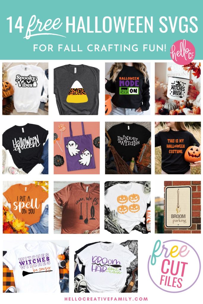Fall is here! Get the Halloween crafts started! We're sharing 14 free Halloween SVG design files for making Halloween DIY projects with your Cricut Maker, Cricut Explore or Cricut Joy cutting machine!