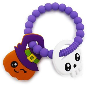 Pumpkin and Ghost Teether