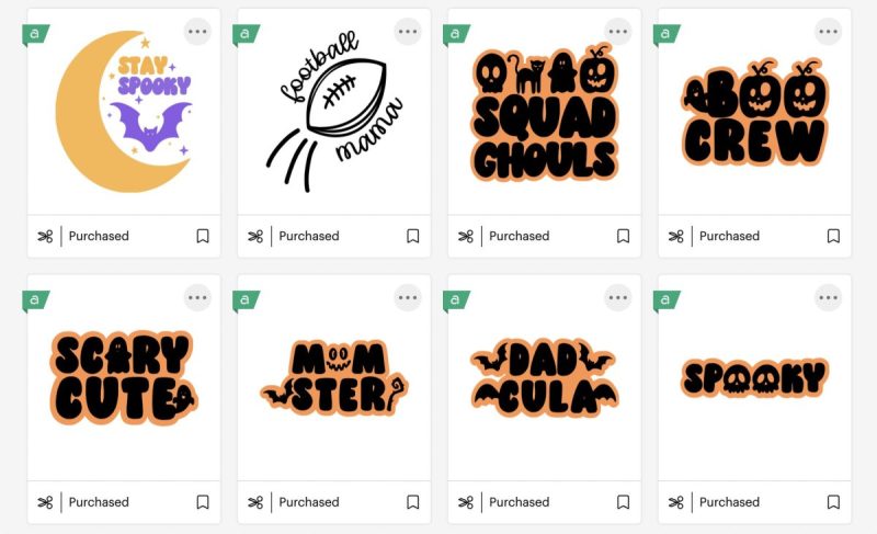 Crystal Allen Cricut Artist Program Halloween Cut Files