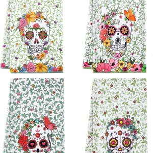 Skull Dish Towels